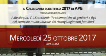 25 OTTOBRE 2017 - INCONTRI Associazione Psicoterapia di Gruppo - Milano