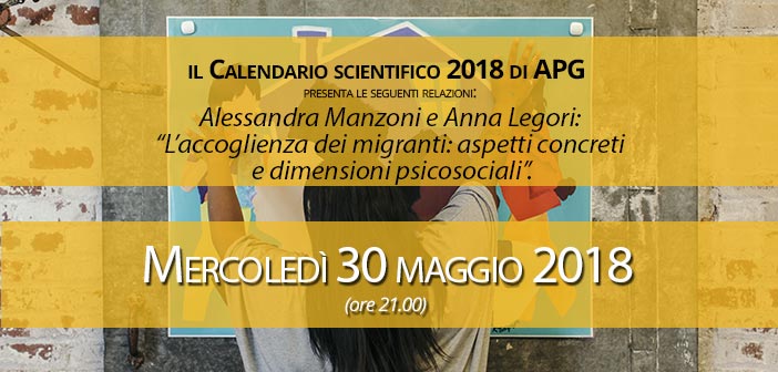 Alessandra Manzoni e Anna Legori L’accoglienza dei migranti: aspetti concreti e dimensioni psicosociali